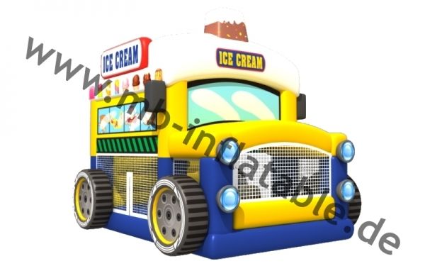 Hüpfburg Ice Cream Truck Eis LKW 6m x 4m