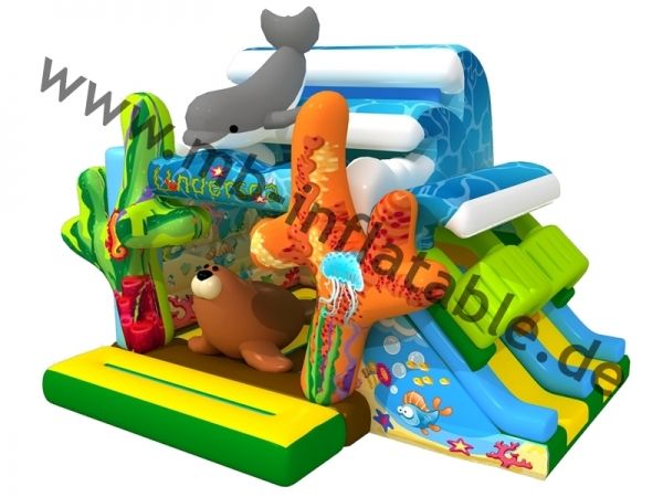 Aufblasbare Kombination Unterwasser 6m x 5m x 4,5m