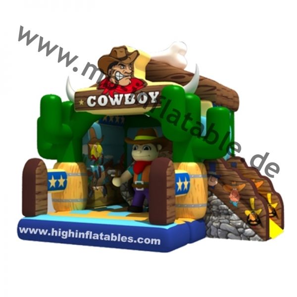 Aufblasbare Kombination Cowboy 5m x 4m x 4m