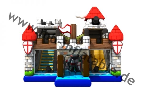 XXL Hüpfburg Schloss 8x9x7m