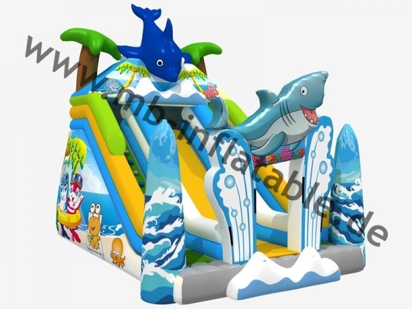 Rutsche Wasser Strand Ozean 8x5x6m