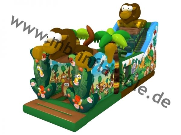 Rutsche Wald und Tiere 4X12m