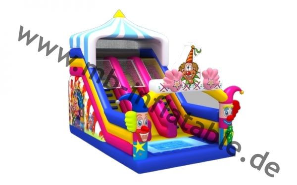 Rutsche Clown in 5,5m x 7m x 6m