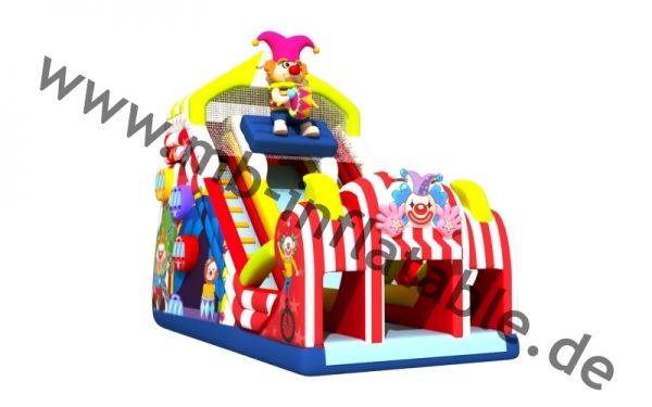 Rutsche Clown in 6m x 11m x 9m